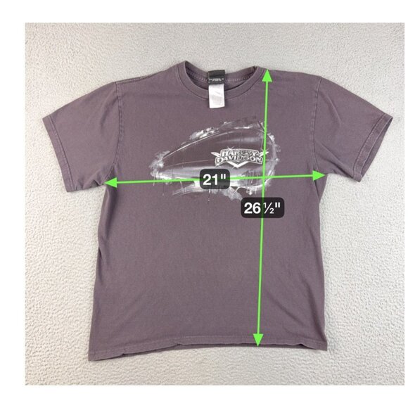 Harley Davidson Motorcycle Shirt Mens Large Short Sleeve I-57 Roadhouse Illinois - Picture 3 of 8